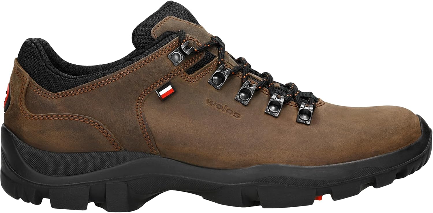 Wojas Herren Crazy Horse Leder Trekking -Schuhe - Sneaker -Halbstiefel die gesamte Saisonschuh Terrain City Urban Sport – Bild 2