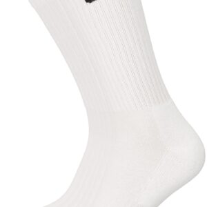 Nike U nk Everyday Cush Crew 3PR Socken, anpassbar – weiß, Größe: 34-38