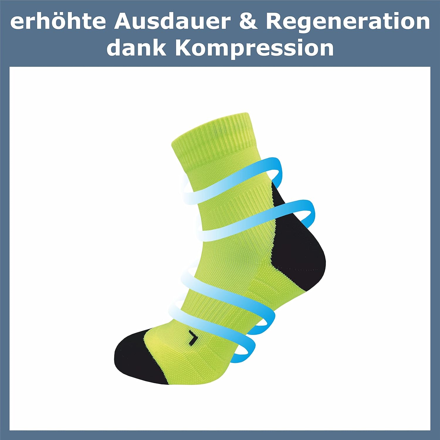 Gawilo 5 Paare von Männern Laufsocken mit Kompressionsportsocken Anti-Blasen-Schutz atmungsaktiv und Feuchtigkeitsregulierung – Bild 3
