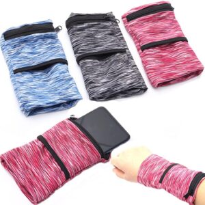 Yanqinqin Leichtes Handy -Armband -Sporttasche mit Armband Telefonhalter für Handy 3 Pack (1)