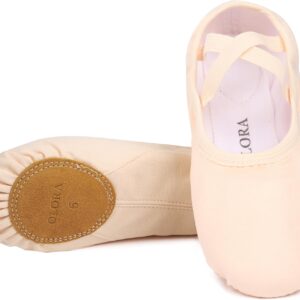 Olora Ballettschuhe Frauen Gymnastics Schuhe Ballettschuppen Ballett Flats Tanzschuhe Flach für Erwachsene