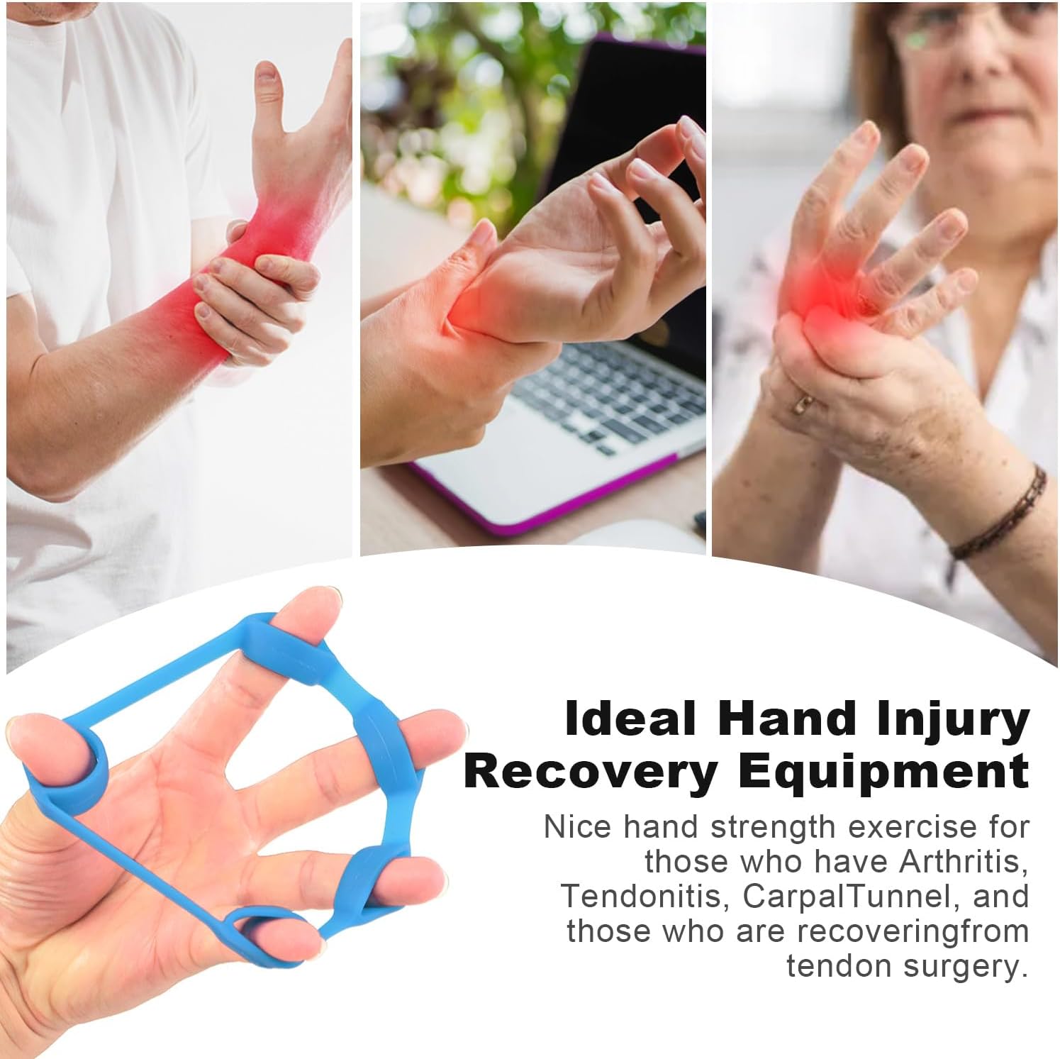 Premium -Finger -Trainer Kletterkugel Hand Training Hand Trainer Set Hand Grip Trainer Stärkener Finger Training Grip Bälle – Bild 5