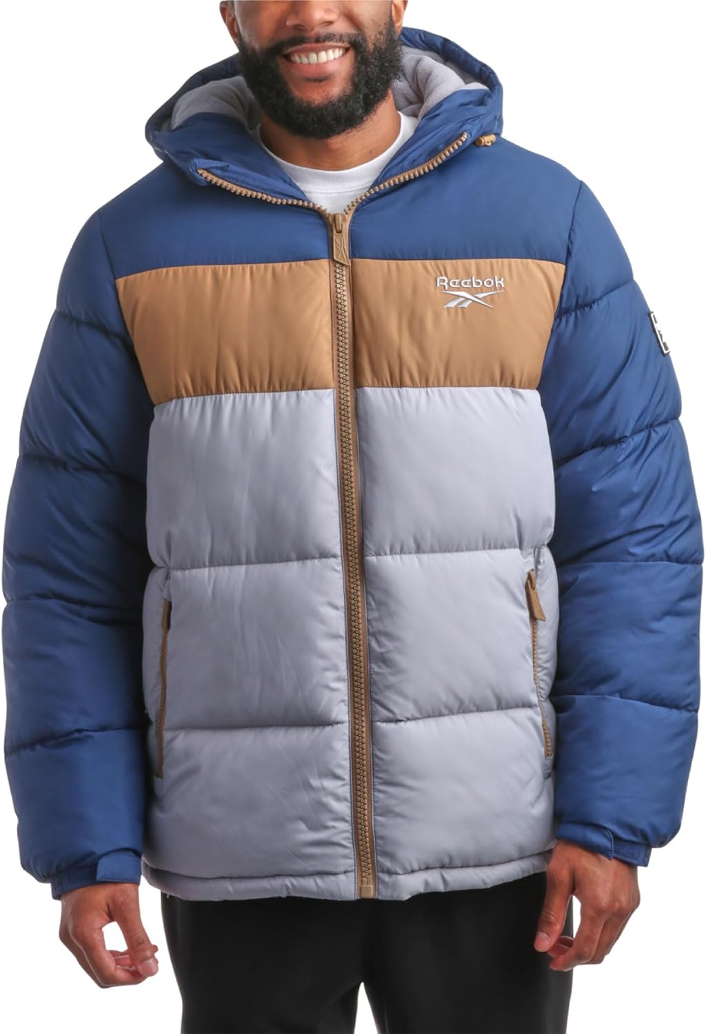 Reebok Männerpuffer Parka Mantel
