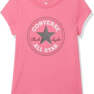 Converse S6446549 Kinder Erwachsener Unisex Kurzarm T-Shirt, mehrfarbig, Standard