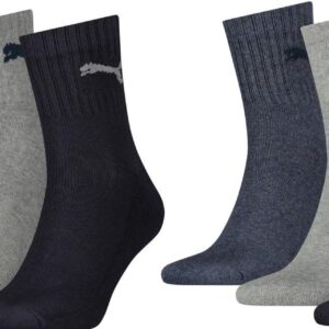 Puma Short Crew Erwachsene Sportsocken, 3 Paare – 43-46