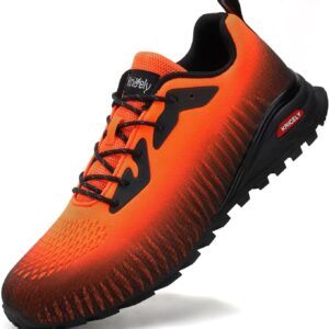 Kricely Herren-Trail-Laufschuhe, leichte, atmungsaktive Wanderstiefel, nicht rutschende Laufschuhe, Fitness im Freien und Straßenlaufschuhe
