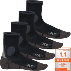 CFLEX -Frauen- und Herren -Lauffunktionsocken (4 Paare) laufende Socken