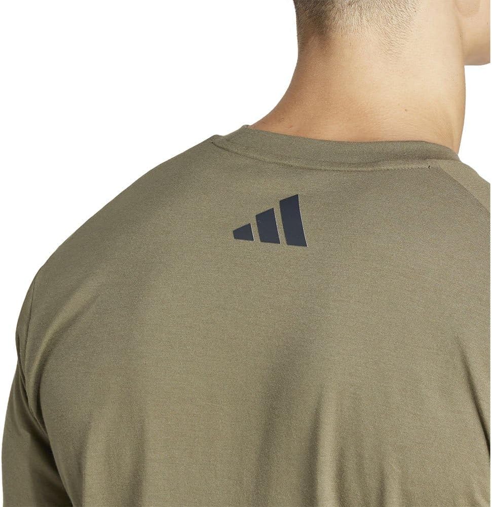 adidas Herren-Traines-Essentials Saisonal Brand Love Camo Tee T-Shirt – Bild 5