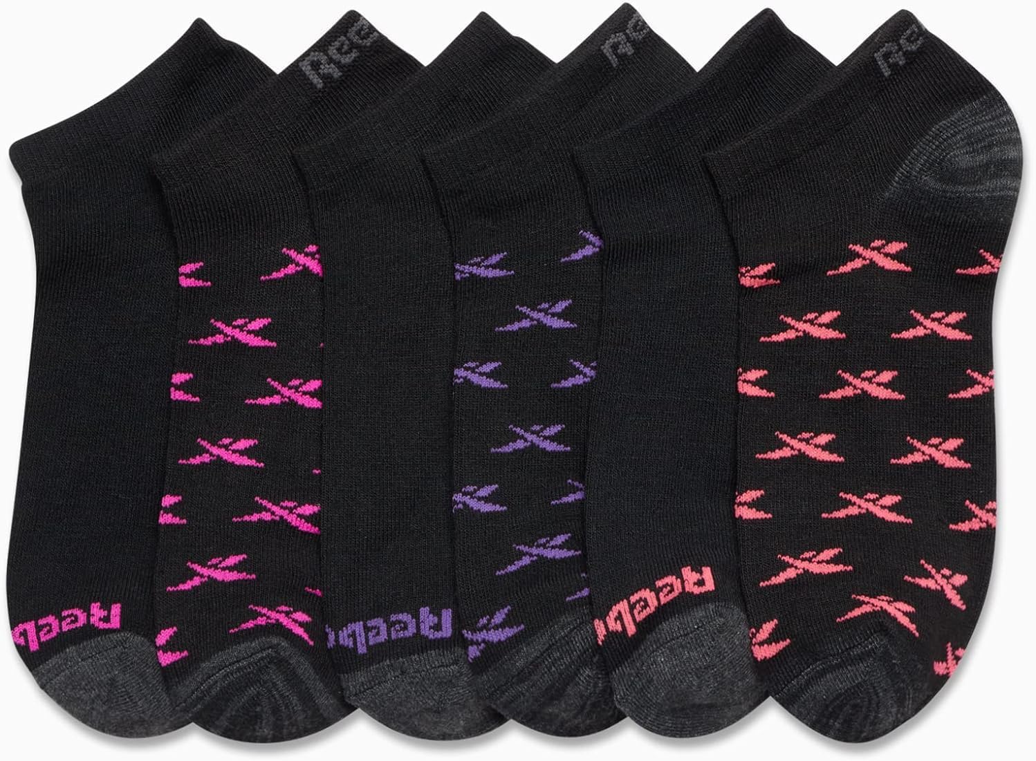 Reebok Frauensportsocken - Leistung niedrig geschnittene Socken (Packung von 6) – Bild 4