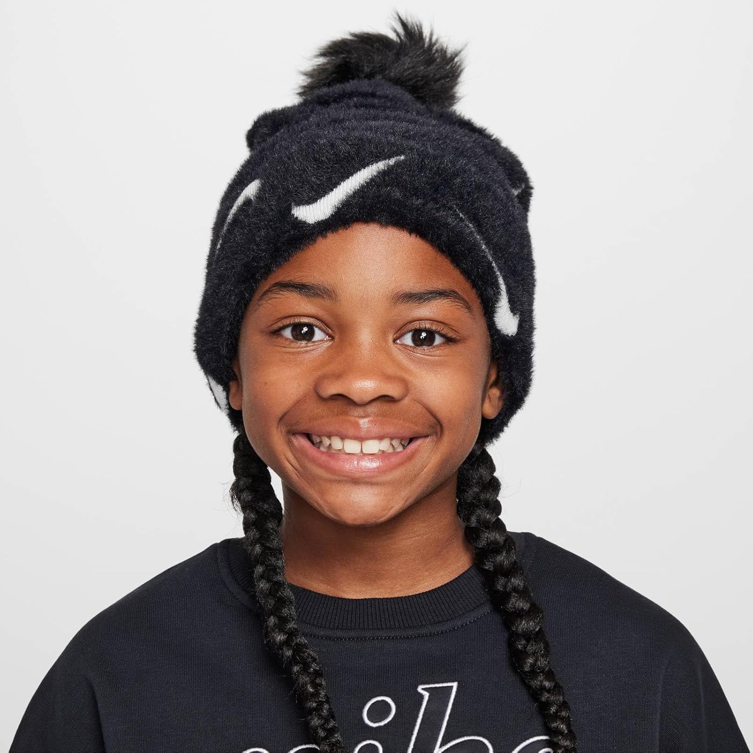 Nike Unisex Kindermütze Mütze mit Bobble für ältere Kinder – Bild 2