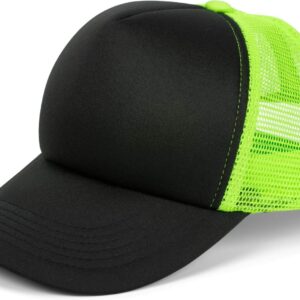 StyleBreaker 04023007 5 Panel Mesh Trucker Baseball Cap MITTABLE UNISEX