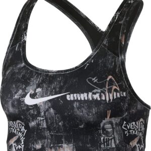 Nike Women’s Sports BH Swoosh Training Day BH mehrfarbig (Sturmrosa/Schwarz/Weiß)