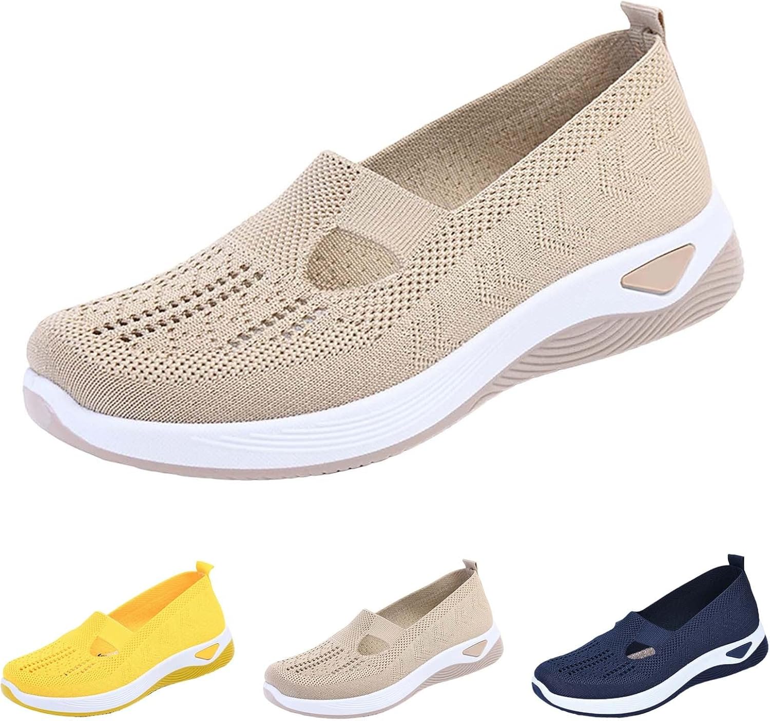 Orthopädische Schuhe Frauen breite h Schwester Sommerschuhe Sommer Leicht Wanderschuhe bequeme Trainer atmungsaktivem Mesh Memory Schaum Sandalen Frauen Frauen – Bild 5