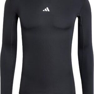 adidas Herren-Techfit-Kompressionstraining Langarmiertes T-Shirt (Pack von 1)