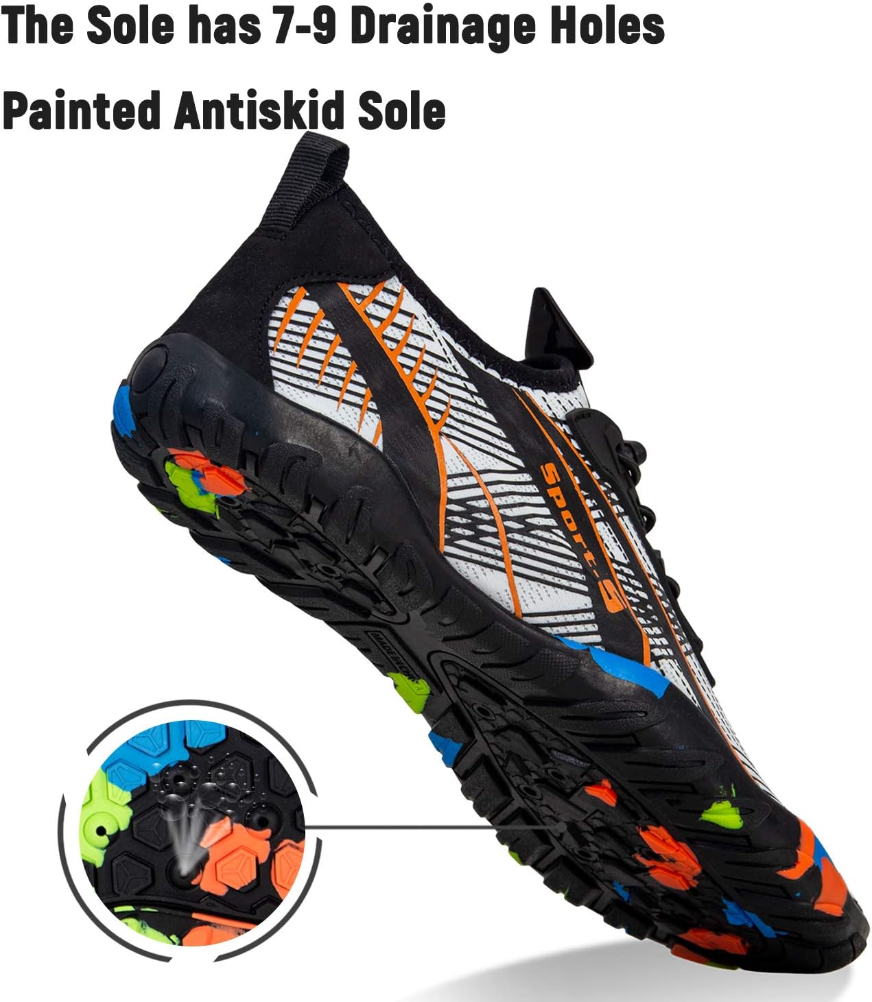 Iceunicorn Unisex Beachschuhe, Wasserschuhe, Aqua-Schuhe, schnell trocknende Sommerschuhe, Surfschuhe für Männer und Frauen – Bild 4