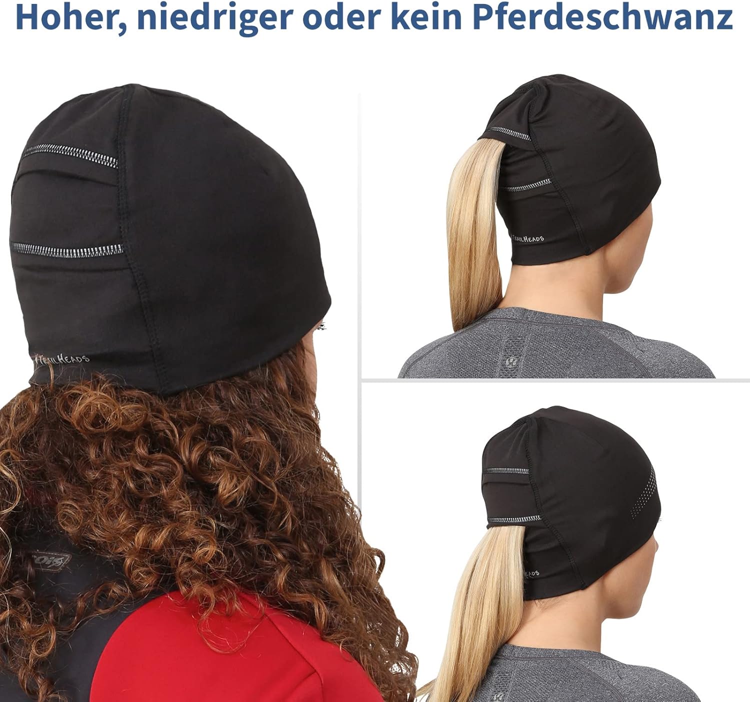 Trailheads Adrenaline -Serie Hut mit Loch für Braid Running Hut Frauen Sporthut mit reflektierenden Details – Bild 4