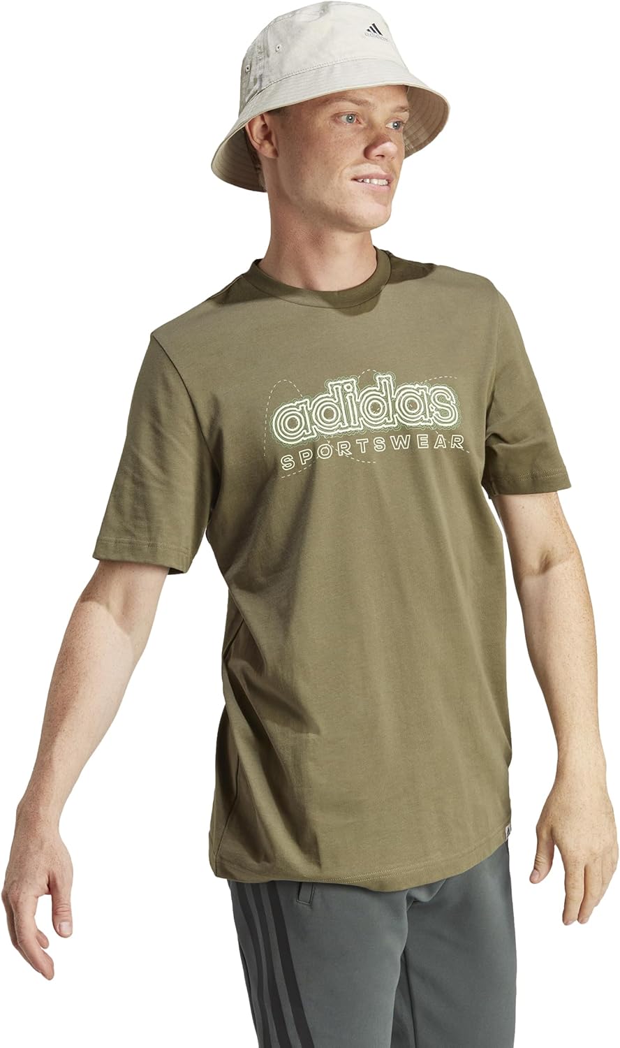 adidas Herren Wachstum Sportswear Grafik Tee T-Shirt – Bild 4