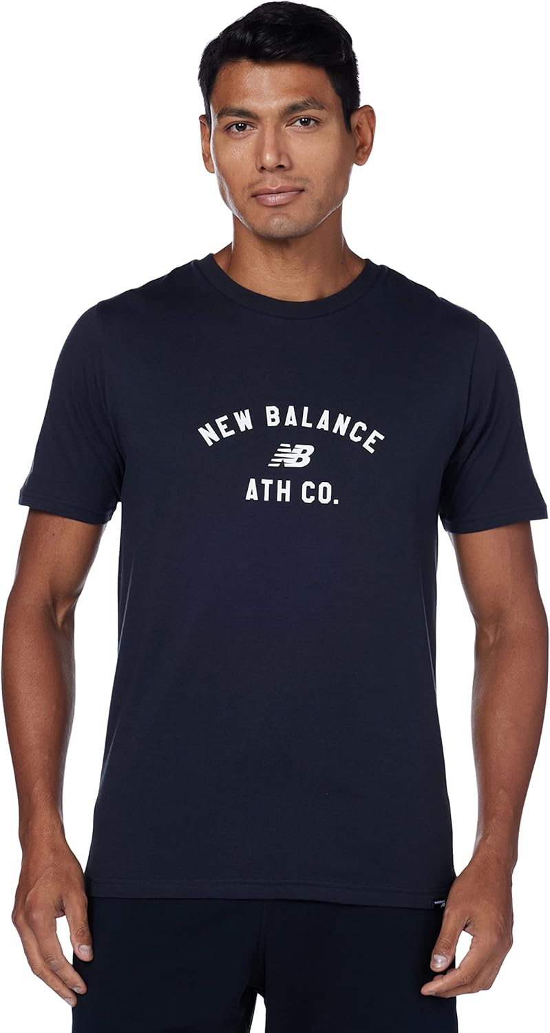 New Balance Herren Sport Core Cotton Jersey Kurzarm T-Shirt