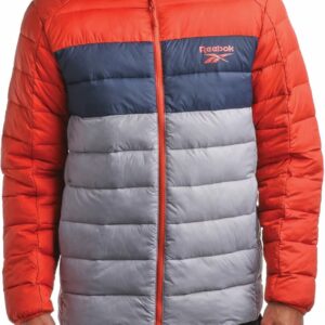 Reebok Mens Packbares wetterfestes Gletscherschild gestapfe Jacke isolierte Kapuzenjacken für Männer (S-XL)