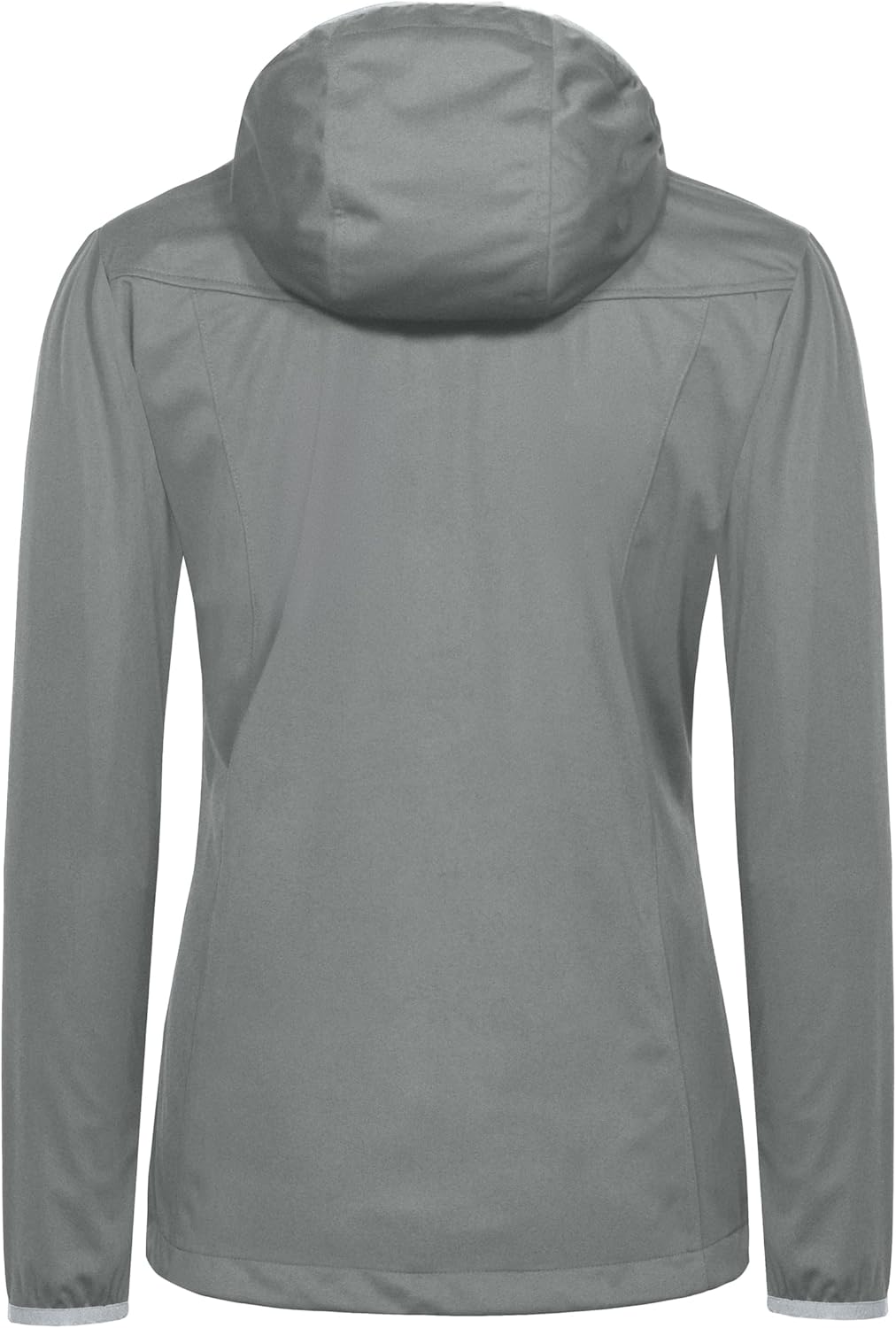 Little Esel Andy Damen Leicht mit Kapuze mit Kapuze-Weichschalenjacke zum Laufen, Wandern, winddichtem und wasserabweisend – Bild 3