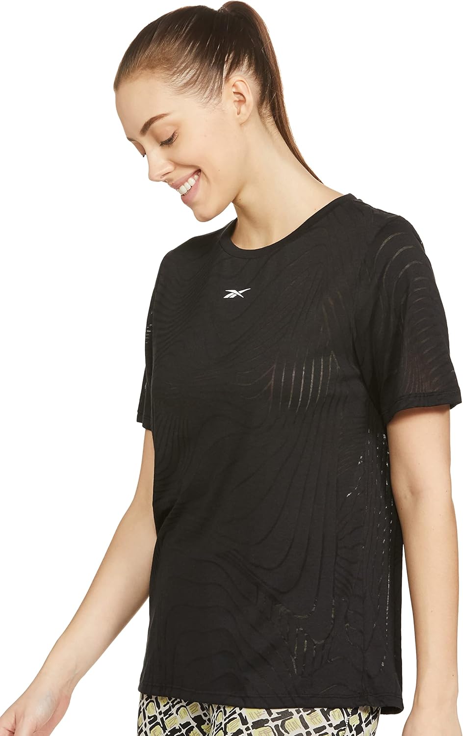 Reebok Damen Ts Burnout Tee T-Shirt – Bild 3