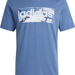 adidas Herren Camo Linear Grafik Tee T-Shirt