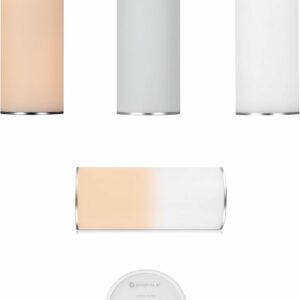 Beneito Faure Converse LED 2,5 W 360 ° Dimmbar und Farbschalter von 2700 K bis 5500 K Tischlampe, Nachtlicht für Schlafzimmer, dimmbare Nachtlichter für Schlafzimmer, wiederaufladbare Batterie