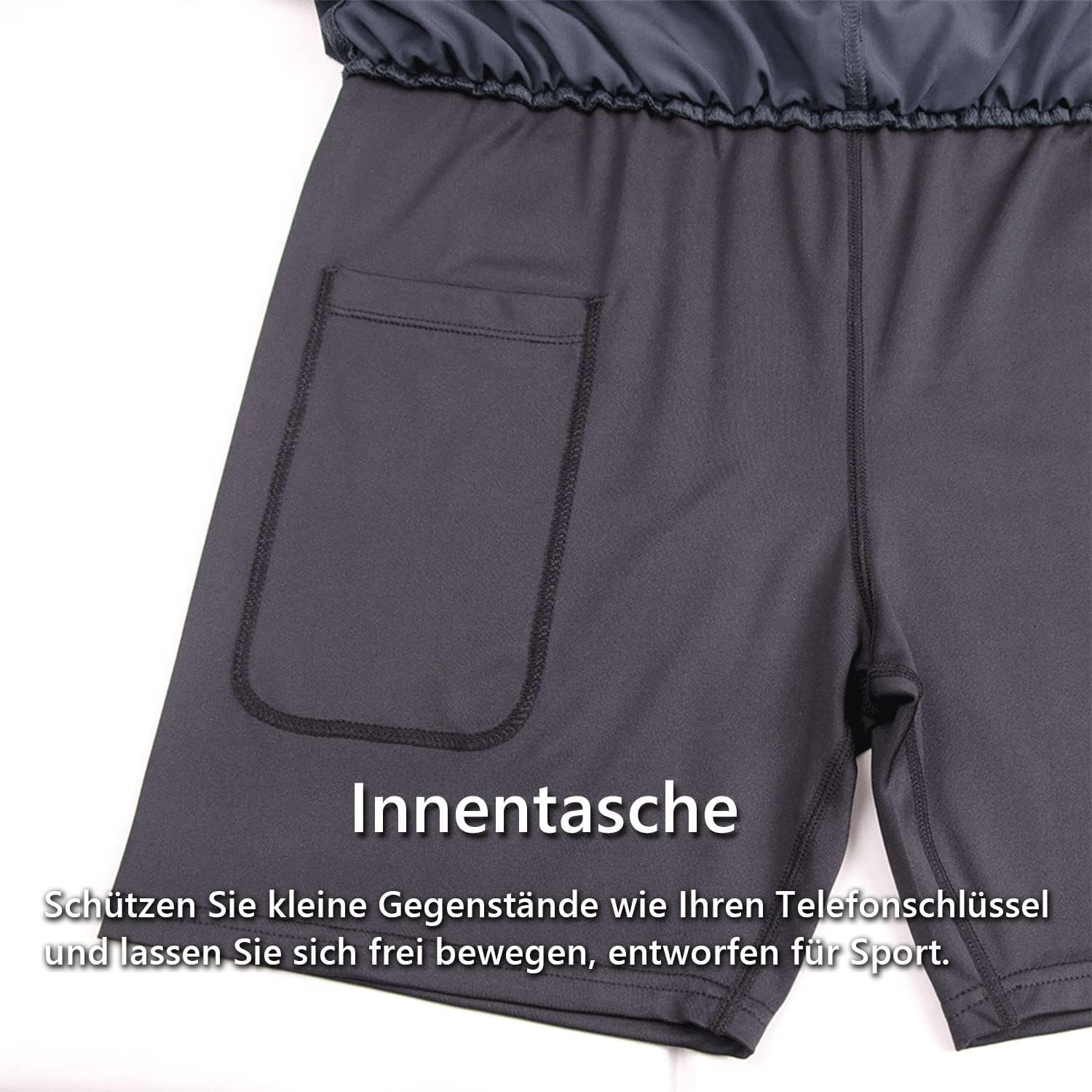 Herren -Laufshorts 2 in 1 Shorts Gym Athletic Shorts Shorts Marathon Trainingshorts im Freien – Bild 5