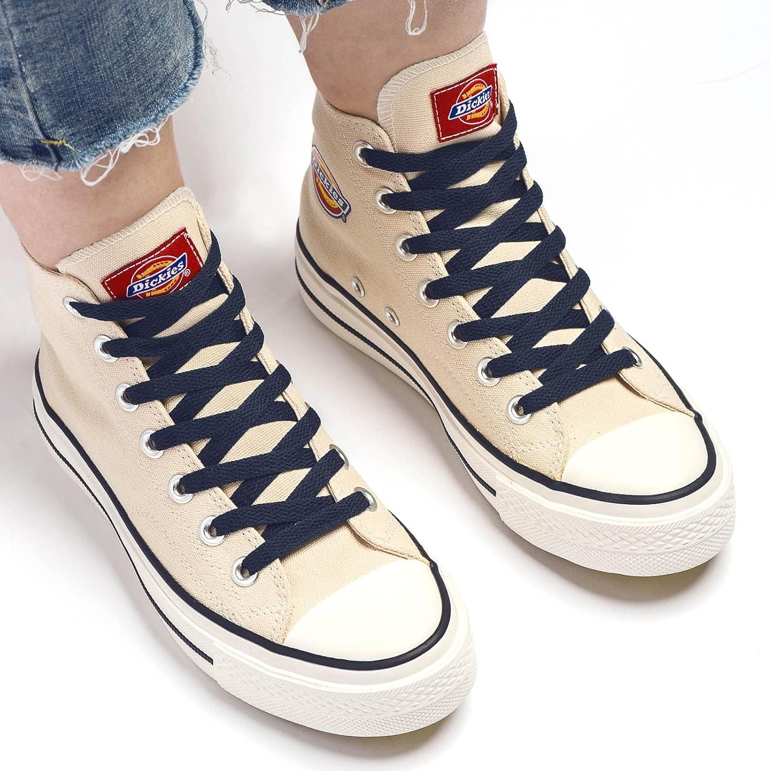 7Strobbs 2 Paare Premium -Schnürsenkel flach 8 mm breites Ersatzschuhschnürsenkel Sneaker -Shoelaces aus Polyester für Sportschuhe Laufschuhe Trainer Trainer – Bild 4