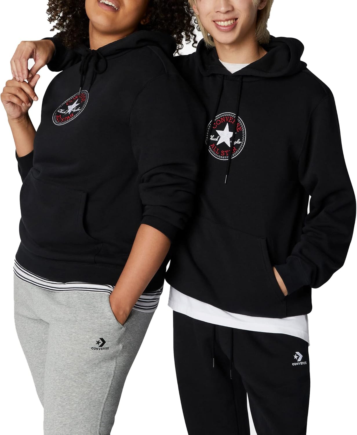 Converse Go-to Chuck Taylor Patch mit Kapuze-Sweatshirt Black Code 10024504-A01 – Bild 2