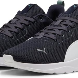 Puma Unisex Anzarun Lite Trainer, New Navy White-Cast Iron, 39 EU, New Navy Puma White Gusseisen