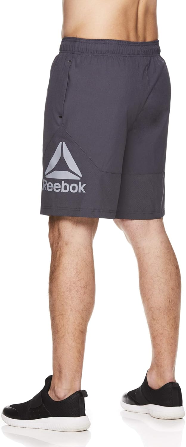 Reebok Mens Leichtes Elastizitätskordelkordel -Taschen -Shorts 9 "Innenverteidiger – Bild 2