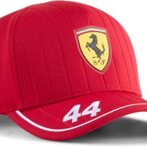 Puma Scuderia Ferrari F1 2025 Kinder Lewis Hamilton Cap – Rot – Einheitsgröße, rot