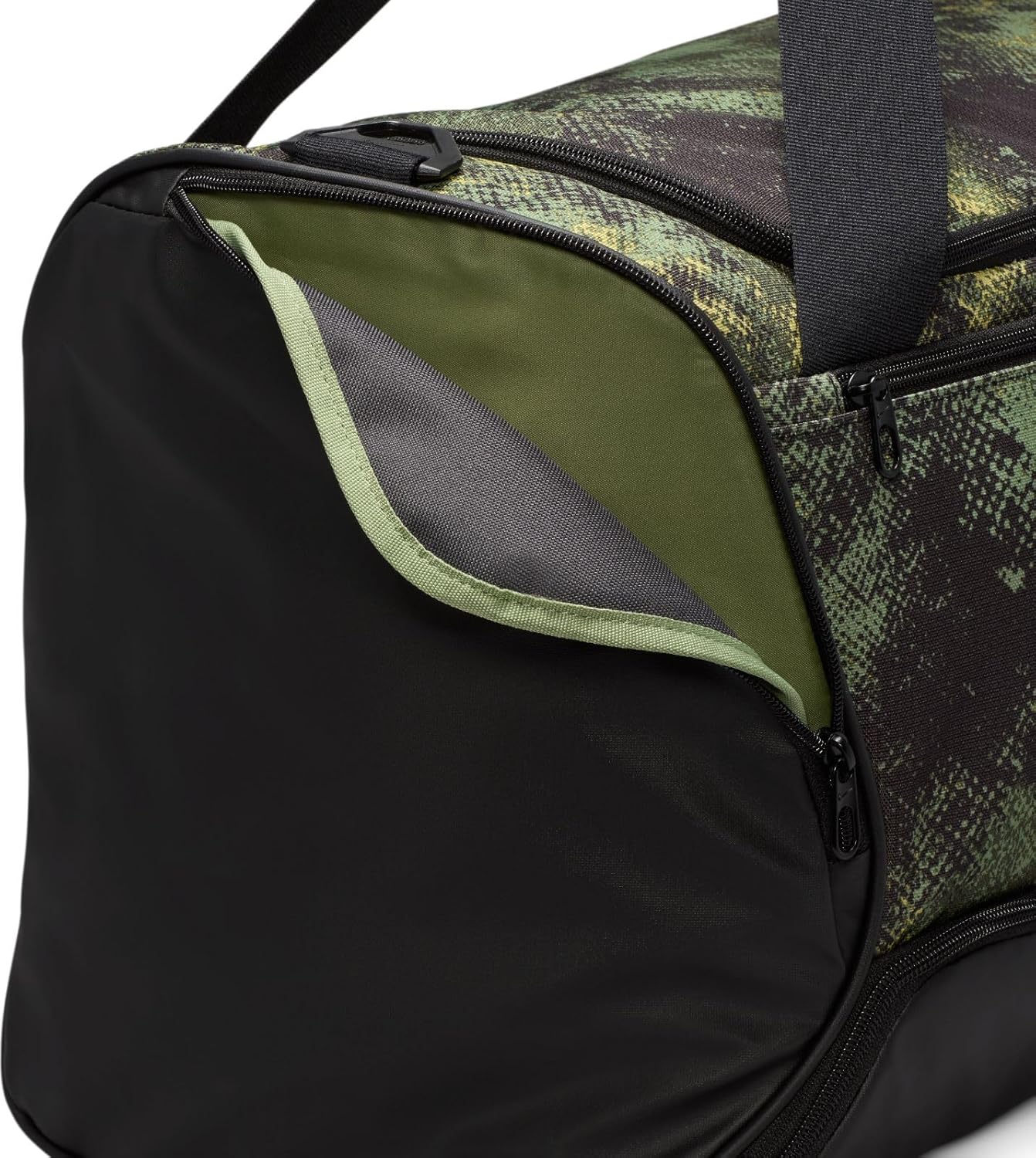 Nike Brasilia m Duffel - 9,5 Camo AOP, Ölgrün/Schwarz/Kokosmilch, FZ2585-386, Miscuar Green/Schwarz/Kokosmilch, Herrenausbildung – Bild 7