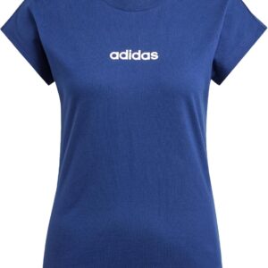 Adidas Damen Essentials lineares Baumwoll-T-Shirt
