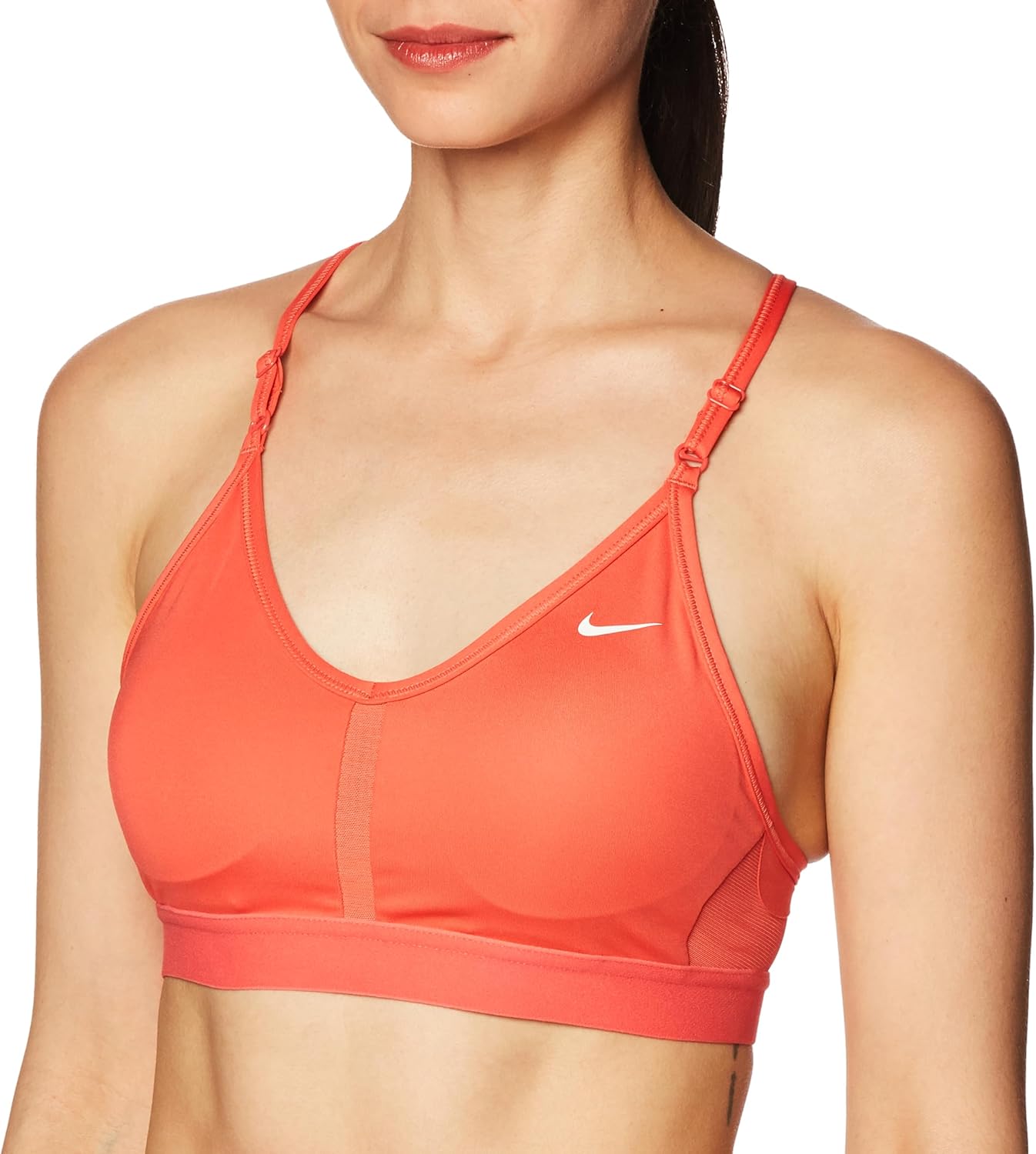 Nike Damen W nk Indy V-Neck Bra Sport-BH