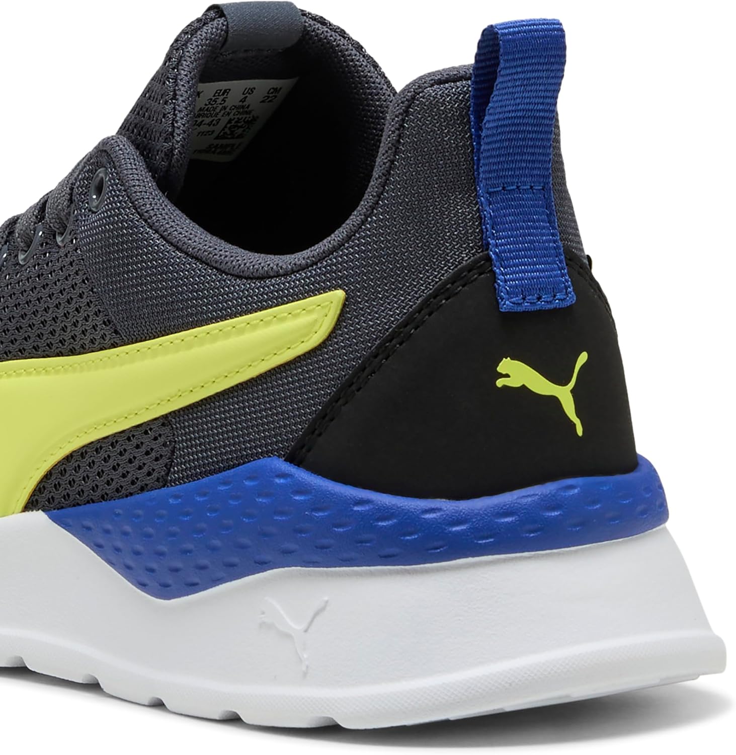 Puma Anzarun Lite JR Trainer, galaktische Grau-Zitronen-Sherbert-Schwarz, 36 EU / 3,5 UK, Galaktisch grauer Zitronen Sherbert Puma Black – Bild 2