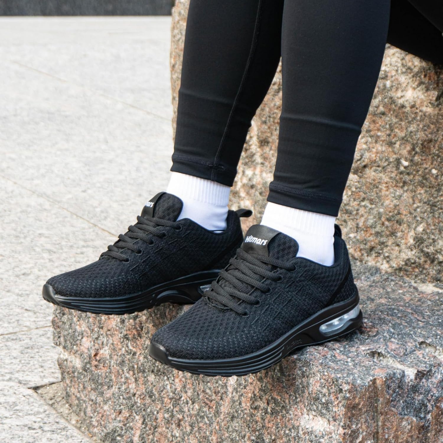 Hitmars Laufschuhe Damen Sportschuhe Turnschuhe Straßenlaufschuhe Joggingschuhe Atmungsaktiv Leichtgewichts Mesh rutschfeste Sneaker EU 36-42 – Bild 5