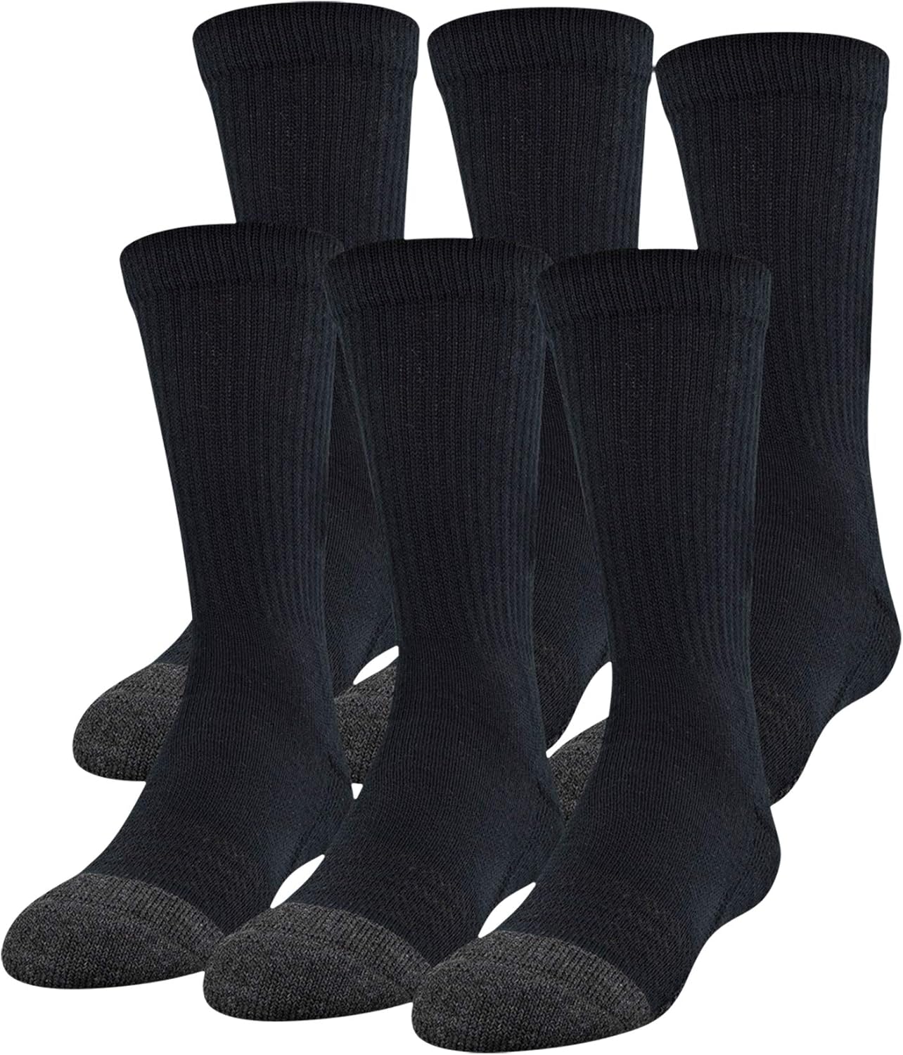 Under Armour Damen Performance Tech Crew Multipair Socken (Packung von 6)