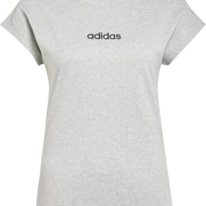 adidas Damen Essentials lineares Baumwoll-T-Shirt T-Shirt