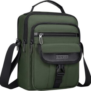 Witzman Herren -Umhängetasche 8L Leichtes Crossbody -Umhängetaschen Herrenumhängetasche für Geschäftsreisen