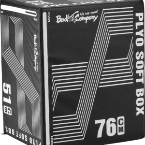 Schlechte Firma Sprungbox I Soft Plyo Box 76 x 61 x 51 cm aus harten Schaumkern mit Reißverschluss und max. Gewichtbelastung bis zu 180 kg