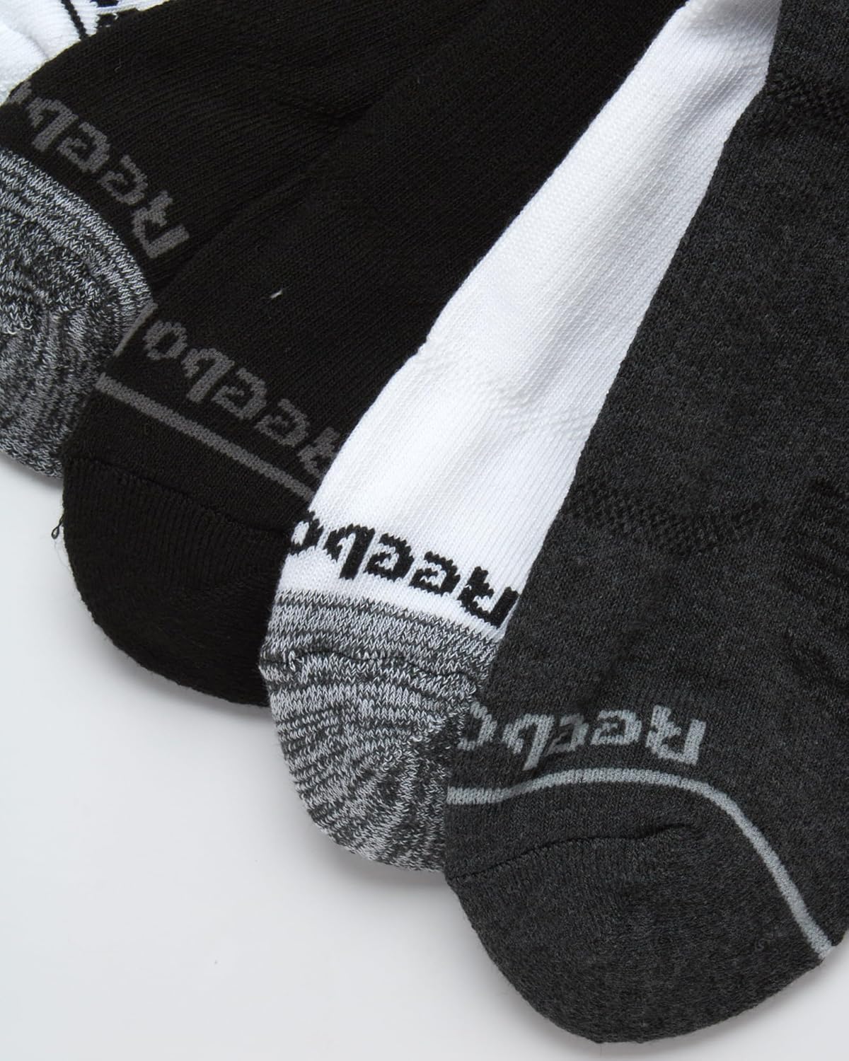 Reebok Mens Socken - 6 Packweiche bequeme Low -Cut -Anti -Blasen -Dicke -Knöchel -Socken - Sportsocken für Männer (6-12) – Bild 5