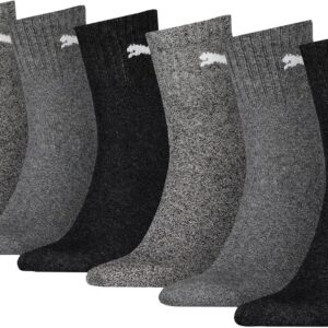 PUMA Herren Damen Short Crew Sport Socken 6er Pack (6 Paar)