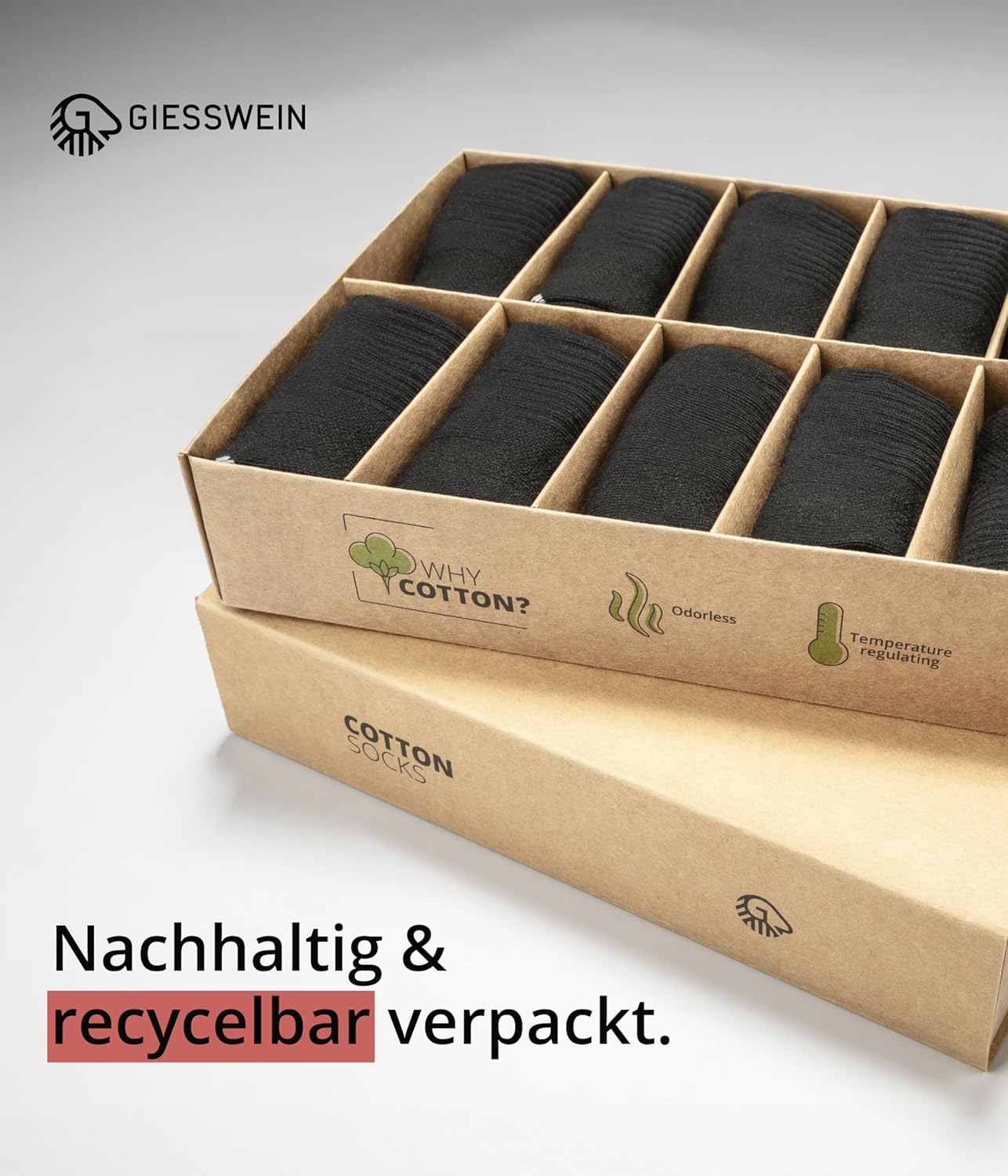 Giesswein-Trainersocken für Männer und Frauen, 6-Jährige, atmungsaktiv – Bild 6