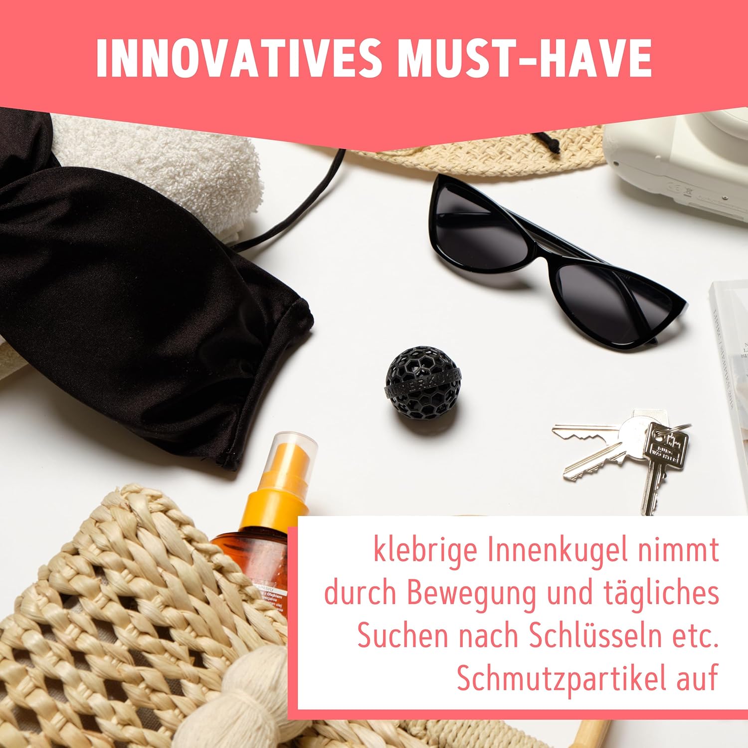Sauberkugel - Die clevere Art, Taschen, Rucksäcke und Schultaschen zu reinigen - Lifestyle Innovation 2019, Schwarz – Bild 6