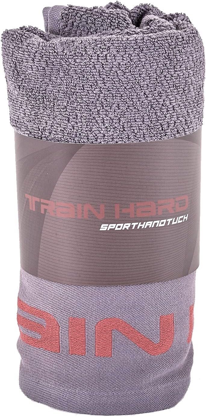 Sporttuch mit Umschlag 100% Baumwolle 130 x 64 cm mit Trainingsplakat – Bild 2