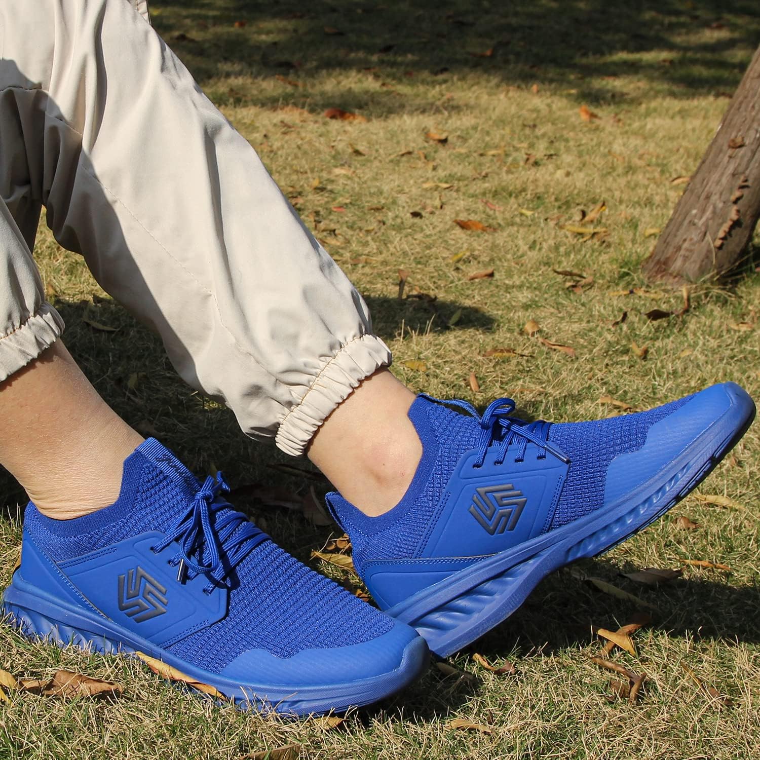 Giniros Herren -Laufschuhe, Trainer, Leicht, modisch, atmungsaktiv, für Sport, Tennis, Freizeit, Straße, Gehen, Fitness im Freien, Jogging -Schuhe – Bild 6