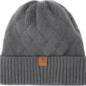 Barfulker Herren Frauen Winter Beanie Hut warmer Winterhut Thermische dehnte gestrickte Hüte bequeme Wollhut Windproof Running Hats Unisex