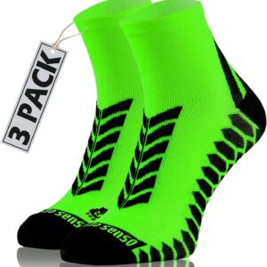 Sesto Senso Sports Socken Frauen Männer 3 Paare farbenfrohe Sportsocken laufen Socken